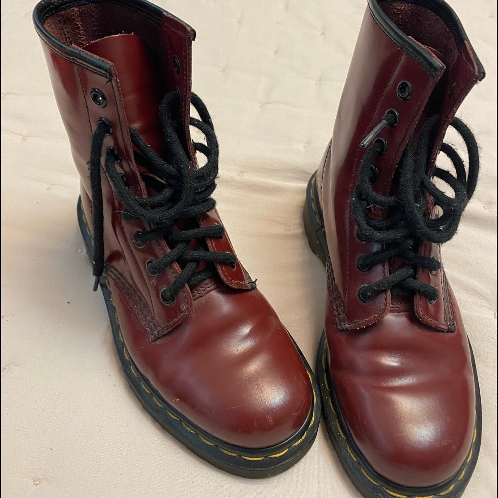 Dr Martens size 5.5 brown all leather